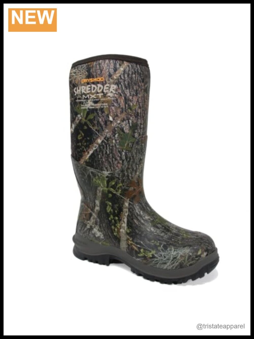 Dryshod Men's Shredder MXT Hunting Boots Natural Rubber Camo